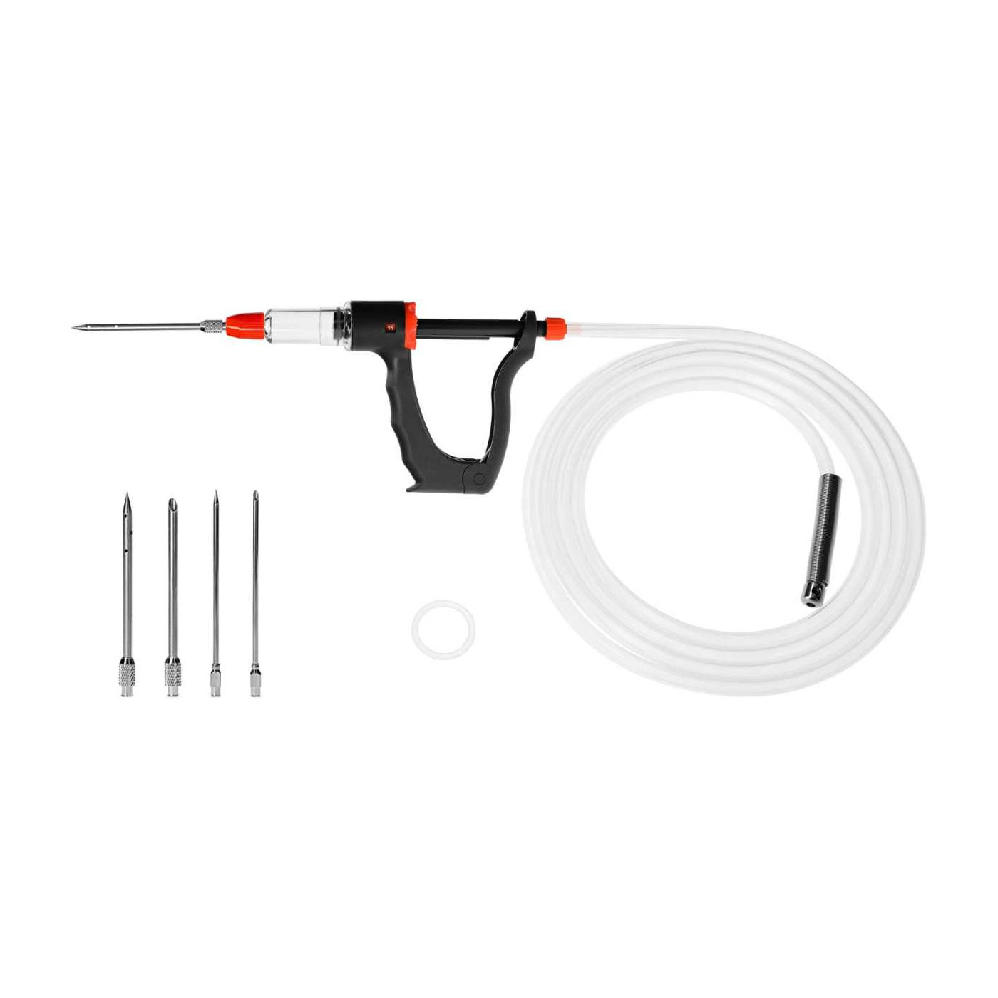 Semi Automatic Meat Injector 4 Needles and Hose