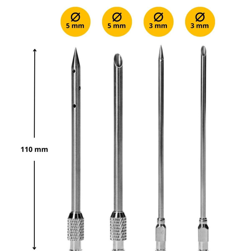 Semi Automatic Meat Injector 4 Needles and Hose