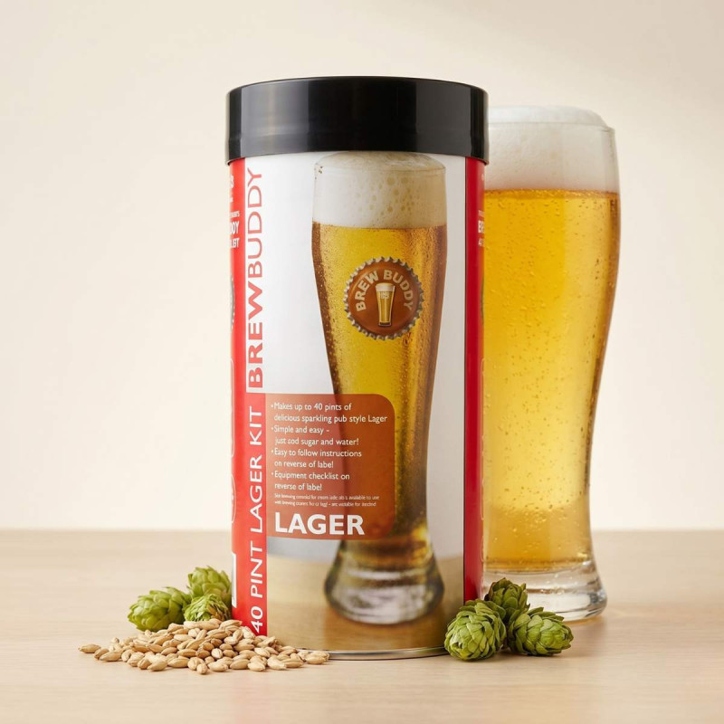 Young’s BrewBuddy Lager Beer Kit 1.8kg 40 Pints