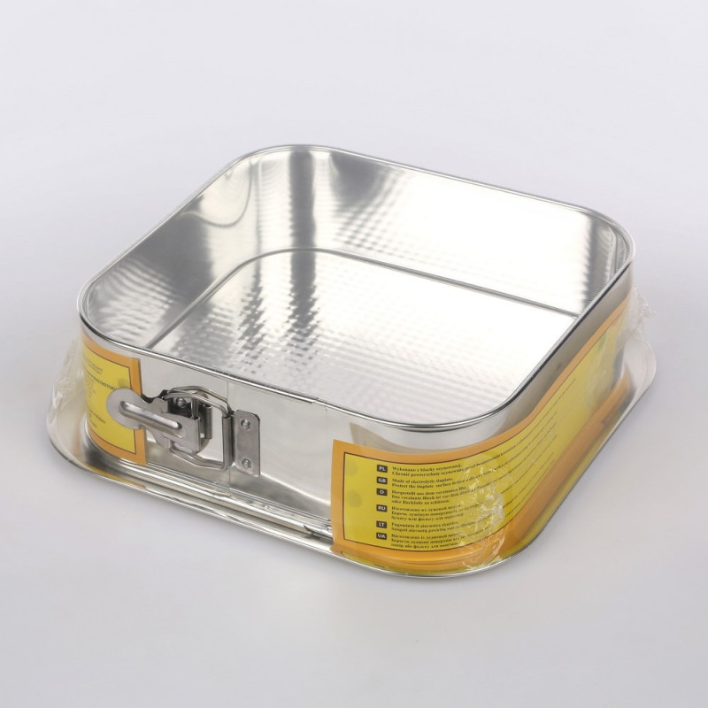 Sqaure Spring Square Springform Pan 24 cm | Galvanized Steel | Do It At Home